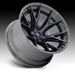 Fuel Catalyst FC402BT Brushed Black Custom Truck Wheels 2